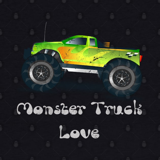 Monster truck love by artsytee